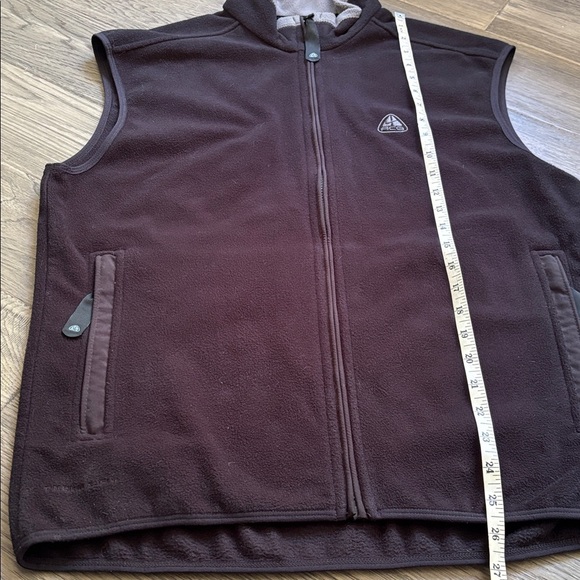 Nike ACG | Vintage Black Fleece Vest Therma Layer 2 Size Large - Picture 7 of 15